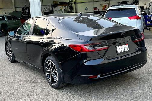 Midnight Black Metallic 2025 Toyota Camry XLE