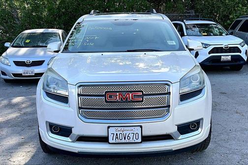 White 2013 GMC Acadia Denali
