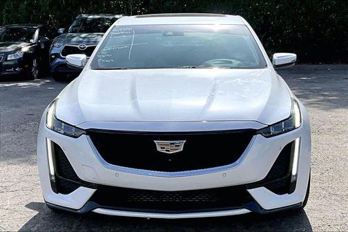 Crystal White Tricoat 2021 Cadillac CT5 Sport RWD