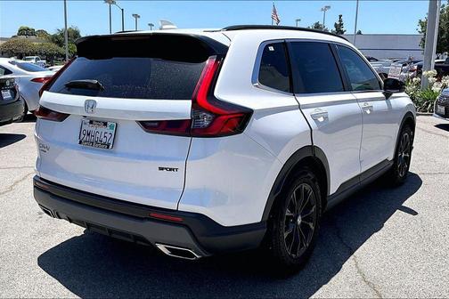 Platinum White Pearl 2024 Honda CR-V Hybrid Sport FWD