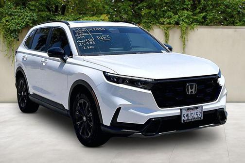 Platinum White Pearl 2024 Honda CR-V Hybrid Sport FWD