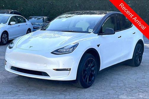 Pearl White Multi-Coat 2021 Tesla Model Y Long Range Dual Motor All-Wheel Drive