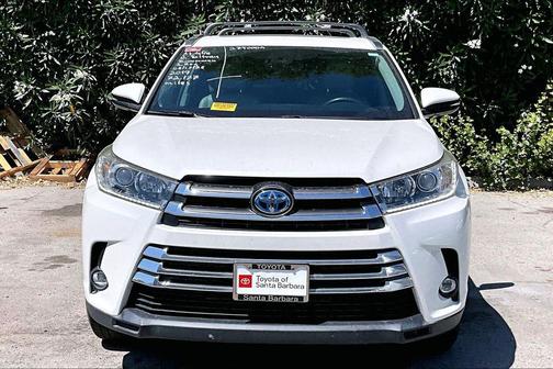 Blizzard Pearl 2019 Toyota Highlander Hybrid Limited