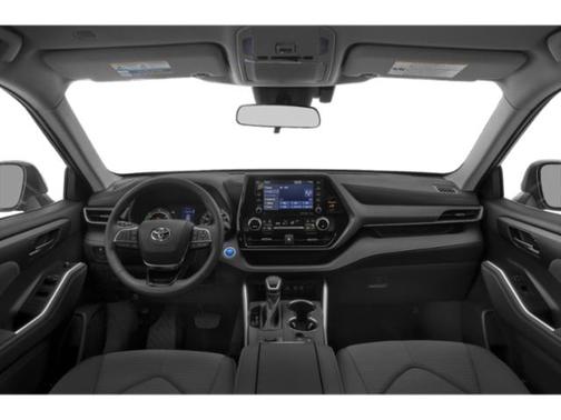 Midnight Black Metallic 2022 Toyota Highlander Hybrid XLE