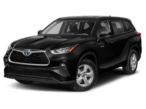 Midnight Black Metallic 2022 Toyota Highlander Hybrid XLE