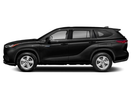 Midnight Black Metallic 2022 Toyota Highlander Hybrid XLE