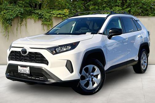 Super White 2021 Toyota RAV4 LE