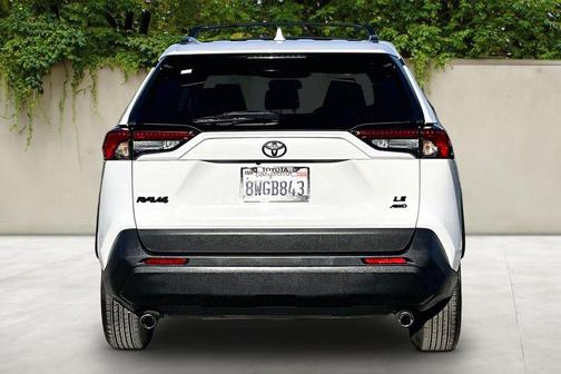 Super White 2021 Toyota RAV4 LE