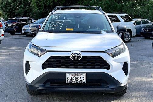 Super White 2021 Toyota RAV4 LE