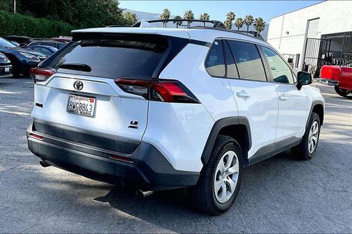 Super White 2021 Toyota RAV4 LE