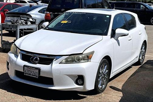 Starfire Pearl 2012 Lexus CT 200h Premium