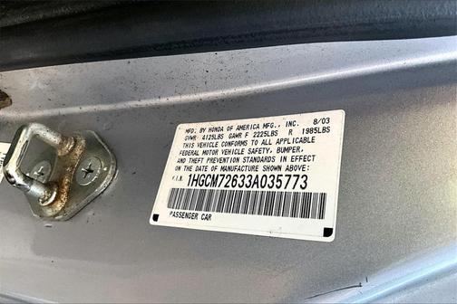 2003 Honda Accord EX