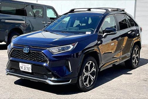 Blue Print w/Midnight Black Roof 2021 Toyota RAV4 Prime XSE
