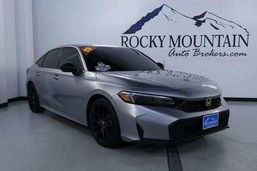 Solar Silver Metallic 2025 Honda Civic Sport