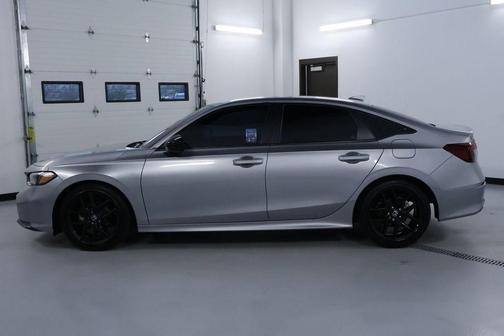 Solar Silver Metallic 2025 Honda Civic Sport
