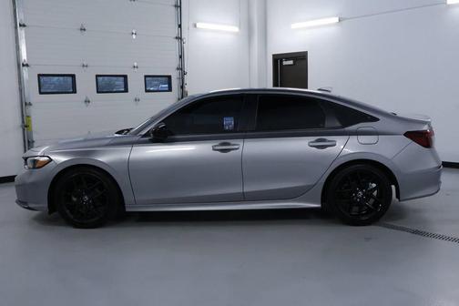 Solar Silver Metallic 2025 Honda Civic Sport
