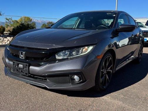 Modern Steel Metallic 2019 Honda Civic Sport