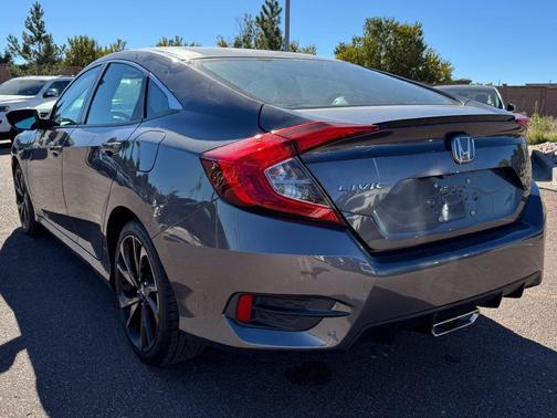 Modern Steel Metallic 2019 Honda Civic Sport