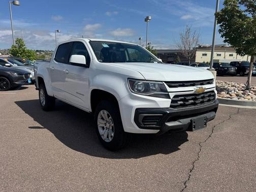 Summit White 2021 Chevrolet Colorado LT