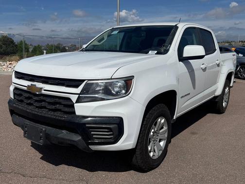 Summit White 2021 Chevrolet Colorado LT