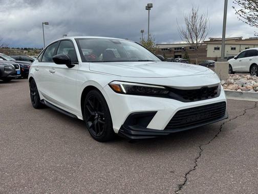 Platinum White Pearl 2023 Honda Civic Si Base