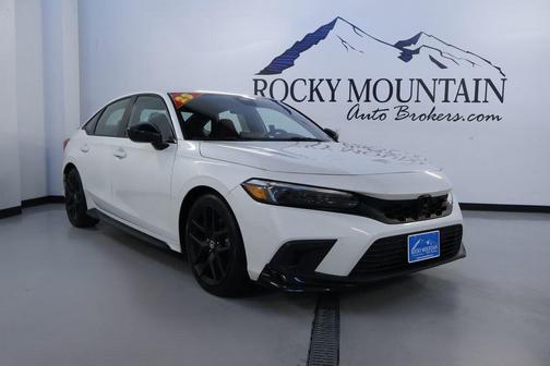 Platinum White Pearl 2023 Honda Civic Si Base