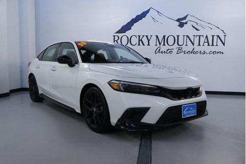 Platinum White Pearl 2023 Honda Civic Si Base