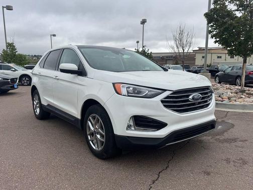 Star White 2021 Ford Edge SEL