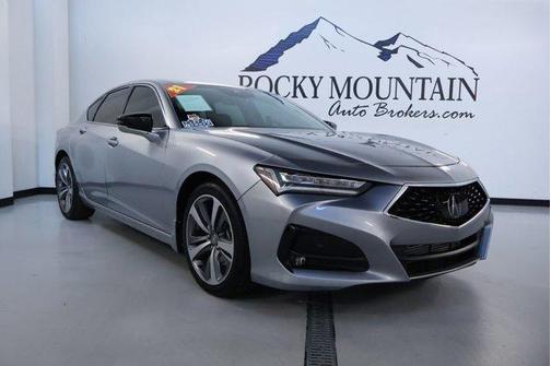 Lunar Silver Metallic 2021 Acura TLX Advance