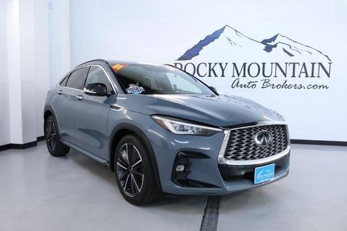 Slate Gray 2022 INFINITI QX55 ESSENTIAL