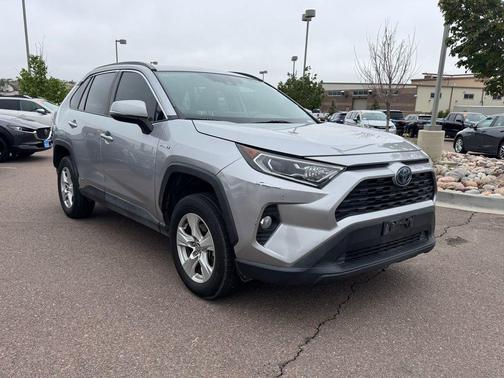 Silver Sky Metallic 2020 Toyota RAV4 Hybrid XLE