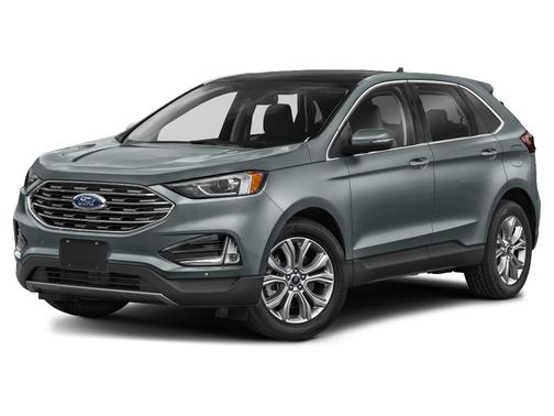 Gray Metallic 2024 Ford Edge Titanium