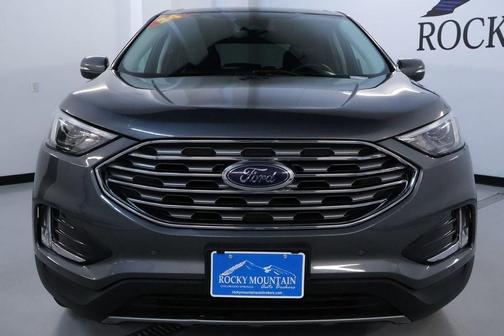 Gray Metallic 2024 Ford Edge Titanium