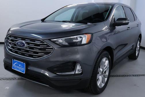 Gray Metallic 2024 Ford Edge Titanium