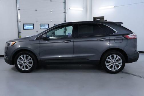 Gray Metallic 2024 Ford Edge Titanium