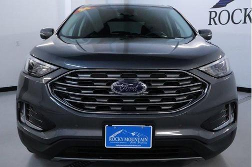 Gray Metallic 2024 Ford Edge Titanium