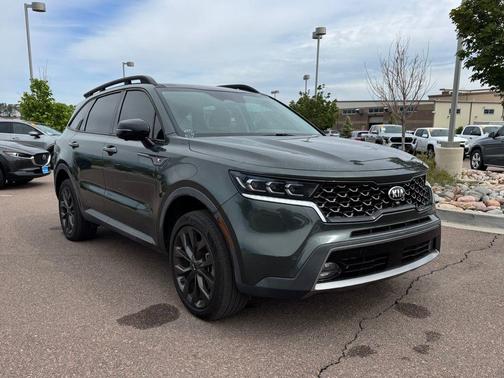 Aruba Green 2021 Kia Sorento SX Prestige X-Line