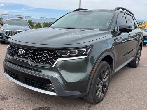 Aruba Green 2021 Kia Sorento SX Prestige X-Line