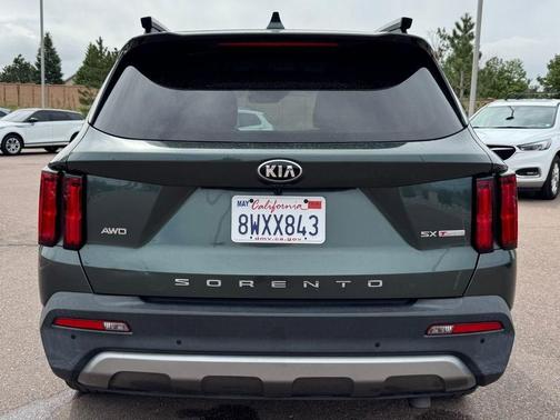 Aruba Green 2021 Kia Sorento SX Prestige X-Line