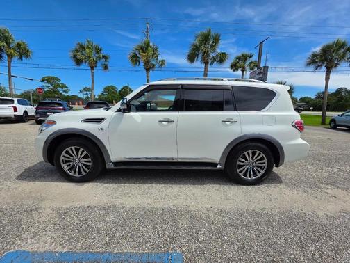 Pearl White 2018 Nissan Armada Platinum
