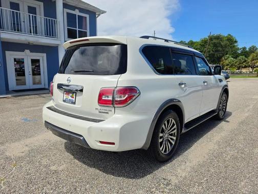 Pearl White 2018 Nissan Armada Platinum