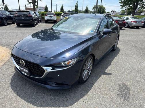 Deep Crystal Blue Mica 2019 Mazda Mazda3 FWD w/Preferred Package