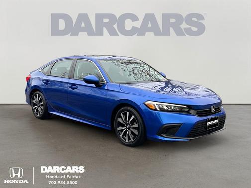 Aegean Blue Metallic 2023 Honda Civic EX