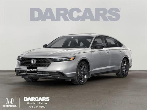 Solar Silver Metallic 2026 Honda Accord Hybrid Sport-L