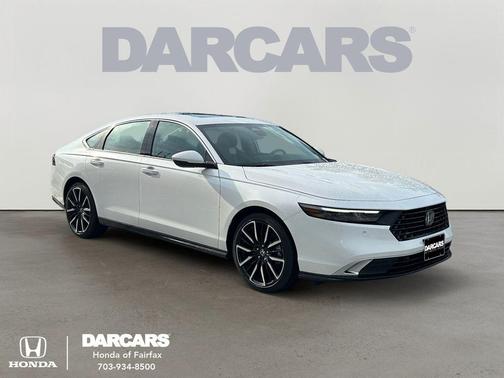 Platinum White Pearl 2026 Honda Accord Hybrid Touring