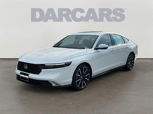 Platinum White Pearl 2026 Honda Accord Hybrid Touring