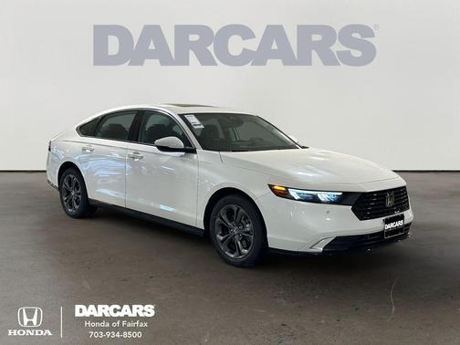 Platinum White Pearl 2026 Honda Accord Hybrid EX-L