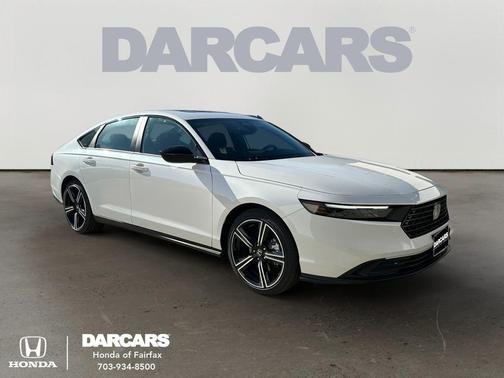 Platinum White Pearl 2026 Honda Accord Hybrid Sport