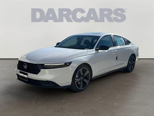 Platinum White Pearl 2026 Honda Accord Hybrid Sport