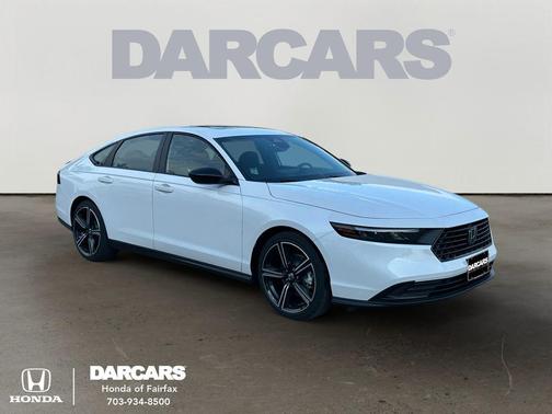 Platinum White Pearl 2026 Honda Accord Hybrid Sport